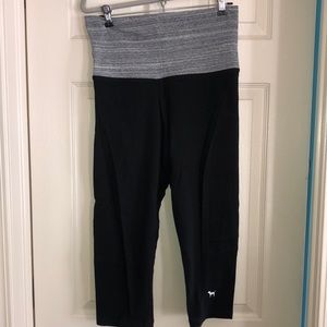 VS PINK Foldover Cropped Leggings